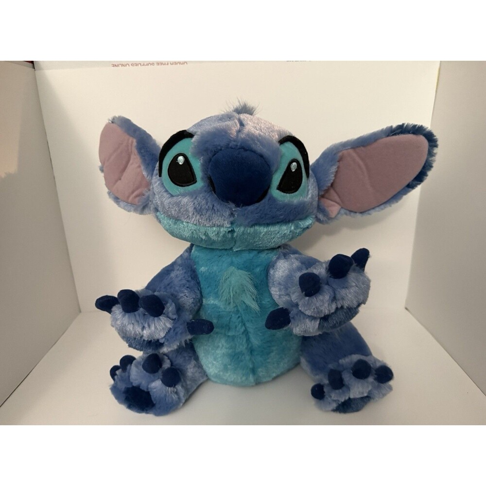 Vintage Disneyland Resort Lilo & Stitch Plush Blue Stuffed Animal NWT